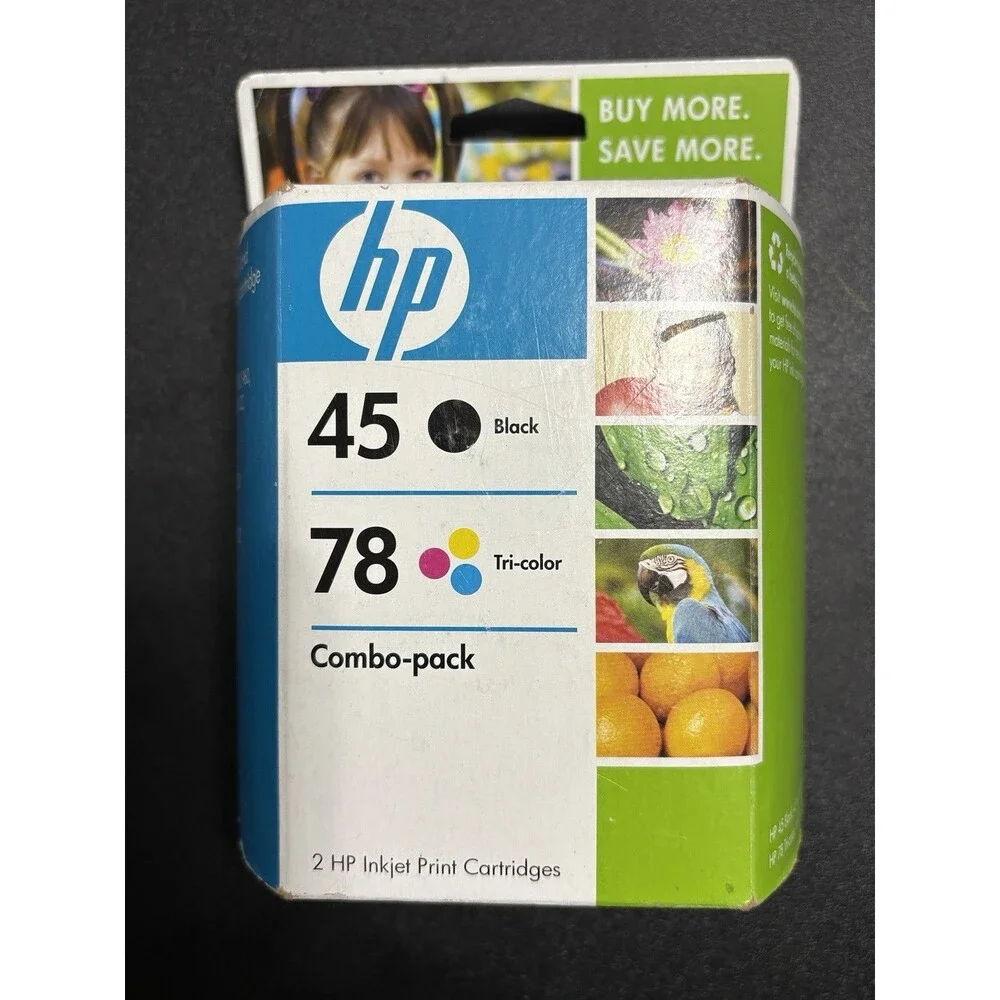 HP Two pack toner - 45 black and 78 tri-color